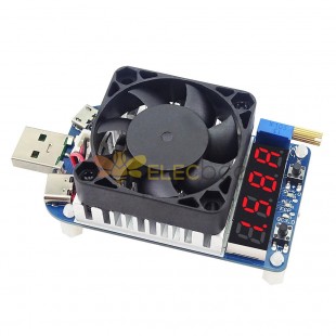 HD25/HD35 USB Carga electrónica Pantalla digital Voltaje Medidor de corriente Detector de envejecimiento de la batería