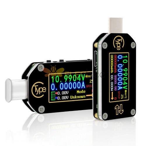Elektronisches Multimeter RD TC66 TC66C Typ C PD-Trigger USB-C Voltmeter Amperemeter Spannung 2-Wege-Strom Multimeter PD-Ladegerät Batterie USB-Tester Messinstrumente 