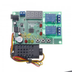 온도 및 습도 제어 보드 AM2301 센서 모듈 5V~24V DC 10A 컨트롤러