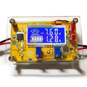 Modulo di alimentazione step-down regolabile da 5 A DC-DC Schermo LCD doppio a corrente costante a tensione costante