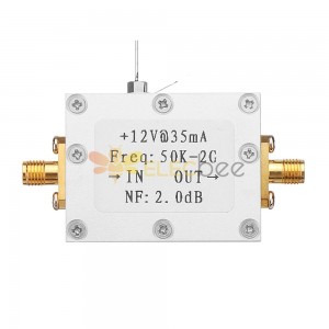 50K-2G LNA 低ノイズ アンプ 高ゲイン 31DB@0.5G フラットネス RF アンプ