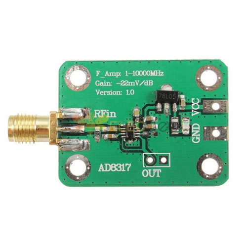 AD8317 Hochfrequenz-Logarithmischer Detektor-Leistungsmesser 1M-10000MHz