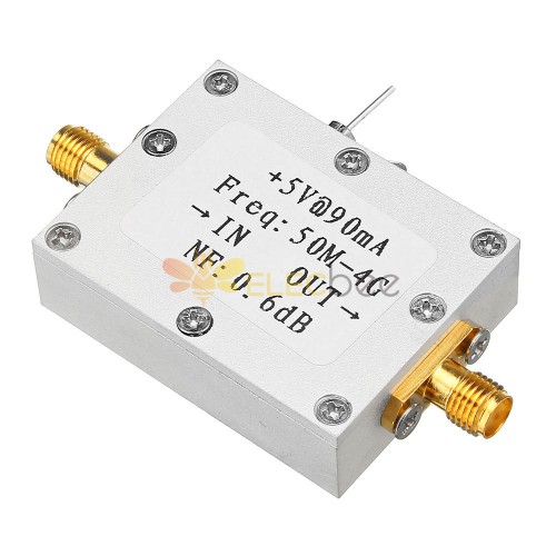 Module damplificateur à Faible Bruit RF Ultra Large Bande 50M-4GHZ 22DB LNA VHF/UHF Carte de Module damplificateur à Faible Bruit RF 