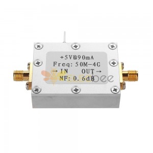 Ultra-low Noise NF0.6dB High Linearity 0.05-4G Wideband Amplifier LNA -110dBm Modul