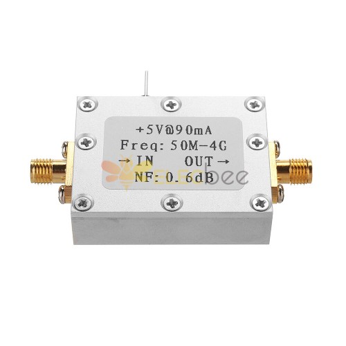 Módulo Amplificador de Banda Larga LNA -110dBm de Alta Linearidade NF0.6dB de Ruído Ultra Baixo 0.05-4G