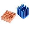 10 STÜCKE Kupfer-Aluminium-Kühlkörper-Lüfter-Kühlsatz für Raspberry Pi B + Raspberry Pi 2