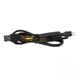 1,5 m langes Micro-USB-Netzteil, Ladekabel mit Ein-/Ausschalter für Raspberry Pi