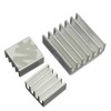 Kit di raffreddamento del dissipatore di calore in alluminio adesivo da 15 pezzi per il raffreddamento di Raspberry Pi