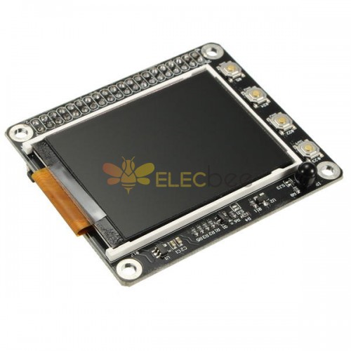 2,2 Zoll 320 x 240 TFT-LCD-Display HAT mit Tasten IR-Sensor für Raspberry Pi 3B / 2B / B+