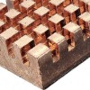 Kit de aleta de enfriamiento de disipador de calor de cobre puro de 3 piezas para Raspberry Pi