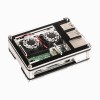 3-in-1 9 Layers Acrylic Case + Dual Fan + Copper Heatsink Kit For Raspberry Pi 3 Model B