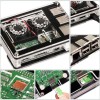 3-in-1 9 Layers Acrylic Case + Dual Fan + Copper Heatsink Kit For Raspberry Pi 3 Model B