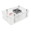 3-in-1 Transparent Protective Acrylic Case + Cooling Fan + Heatsink Kit For Orange Pi 3