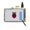 Pantalla táctil HD de 3,5 pulgadas 480x320 @ 60fps + Kit de carcasa acrílica para Raspberry Pi 3 Modelo B / 2 Modelo B
