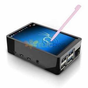 3,5-Zoll-LCD-Display Touchscreen-Monitor + Gehäuse + Stift für Raspberry Pi 4/4B