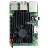 3510 Version Extreme Cooling Fan + Copper Heatsink + Thermal Tapes Kit Für Raspberry Pi 4B/ 3B+