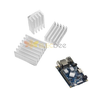 3pcs Adhesive Aluminium Kühlkörper Cooling Kit für Orange Pi PC / Lite / One