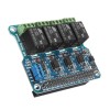 4 Channel 5A 250V AC/30V DC Compatible 40Pin Relay Board For Raspberry Pi A+/B+/2B/3B