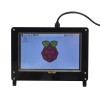 Support de support de boîtier acrylique d\'affichage d\'écran LCD de 5 pouces pour Raspberry Pi 3B + (Plus)