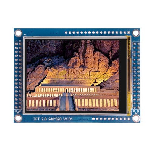 52Pi TFT28 Ekran + Dokunmatik Panel + PCB 2.8 inç TFT LCD Ekran Modülü 320*240 ILI9341 Raspberry Pi 4B için