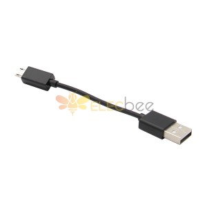 5PCS 12cm 通用微型 USB 2.0 数据和充电电源线，适用于树莓派