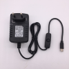 Fuente de alimentación tipo C de 5V 3A enchufe de EE. UU./UE/AU/Reino Unido con interruptor de encendido/apagado conector de fuente de alimentación para Raspberry Pi 4 EU Plug