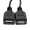 Convertidor de corriente USB doble macho de 6-40V a 5V/3A CC para Raspberry Pi/teléfono móvil/navegador