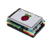 Raspberry Pi 4B için Soğutma Fanı ve Soğutuculu 6 Katmanlı Gökkuşağı Kılıf typ a