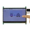 شاشة 7 بوصة 800x480 TFT LCD عالية الدقة تعمل باللمس بالسعة مع حامل أكريليك لـ Raspberry Pi 3B / 2B / B / B +