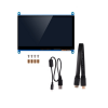 Pantalla táctil LCD IPS de vista completa de 7 pulgadas 1024 * 600 800 * 480 HD Monitor de pantalla HDMI para Raspberry Pi