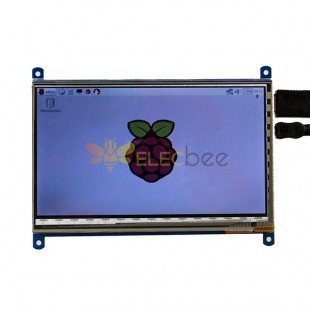 Raspberry Pi 2 / Model B / B+ / B (1024 x 600) için 7 İnç HD TFT Kapasitif Dokunmatik Ekran