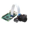 8mm 焦距夜视 5MP NoIR 相机模块板，带 IR-CUT，适用于 Raspberry Pi