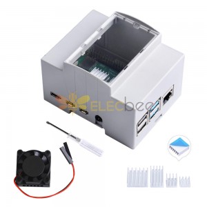 Carcasa de moldeo por inyección de caja eléctrica ABS de aparato eléctrico para Raspberry Pi 4