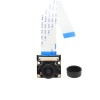Modulo telecamera panoramica grandangolare con messa a fuoco regolabile HD 175 gradi + scheda 2 LED per Raspberry Pi