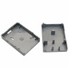 Custodia in metallo con custodia in lega di alluminio per Raspberry Pi B+/B/Pi 2/Pi 3 Nessuna ventola del dissipatore di calore necessaria