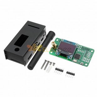 Antena + Caja de aluminio + OLED + Soporte de punto de acceso MMDVM P25 DMR YSF para Raspberry Pi