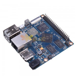 Banana PI BPI-M2 + H5 Quad-core 1,2 GHz Cortex-A7 1 Go DDR3 8 Go eMMC avec WIFI et Bluetooth Carte de développement d'ordinateur à carte unique intégrée Mini carte d'apprentissage PC