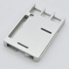 Schwarz / Silber CNC-Aluminiumlegierung Thin Metal Box Schutzhülle für Raspberry Pi 4 Model B