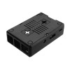 Schwarzes ABS-Exclouse-Box-Gehäuse mit Lüfterloch für Raspberry PI 3 Model B+