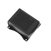 Caja de aleación de aluminio negra con ventilador de refrigeración Carcasa protectora de metal apta para Raspberry Pi 4 Modelo B