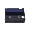 Black DIY Acrylic Case Box Shell with Screw and Black Big Copper Aluminum Heatsink for 3.5 Inch TFT Screen Raspberry Pi 4B