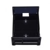 黑色 DIY 亞克力盒外殼帶螺絲和黑色薄銅鋁散熱器，適用於 3.5 英寸 TFT 屏幕樹莓派 4B