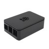 Black Raspberry Pi Case Enclosure Box V4 con disipador de calor para Raspberry Pi 3/2/B+
