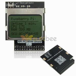 Raspberry Pi B /B+用CPUメモリミニLCDスクリーン
