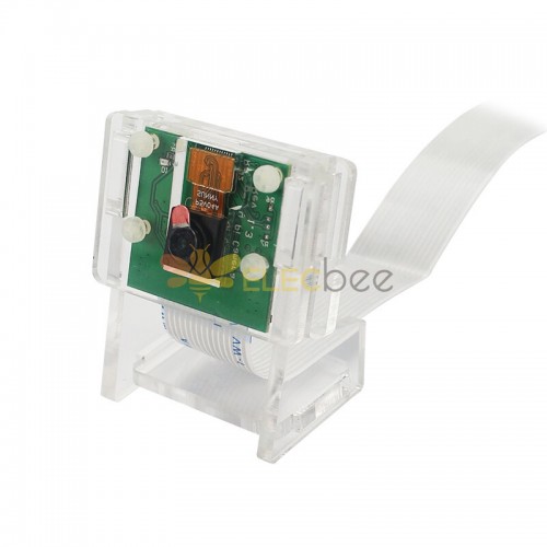 Módulo de cámara Caja de soporte transparente Kit de soporte de acrílico para Raspberry Pi