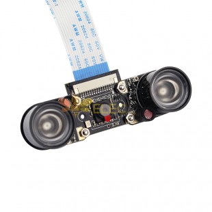 C1130 Night Vision Camera Module HD Video OV5647 Sensor Webcam Kit with Embedded IR-Cut for Raspberry Pi 4B