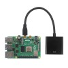 Convertitore di segnale video da micro HDMI a VGA C2331 con adattatore per display con funzione di alimentazione per Raspberry Pi