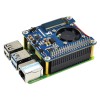 C2666 POE HAT Power Over Ethernet HAT 802-3af-совместимый с OLED-мониторингом в реальном времени для Raspberry Pi 4B/3B+