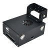C2663 Black Metal Cover Box passend für Jetson Nano kompatibel mit A02 B01 Support Dual Camera Module Raspberry Pi