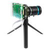C2702 Transparente Schutzhülle + Halterungshalterung für das IMX477R-Kameramodul für Raspberry Pi
